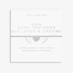 Un peu parti trop tôt mais aimé toute une vie Bracelet en argenté 17,5 cm 7005 Joma Jewellery