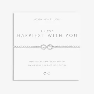 Un Petit Plus Heureux Avec Toi Bracelet en Argenté 8156 Joma Jewellery