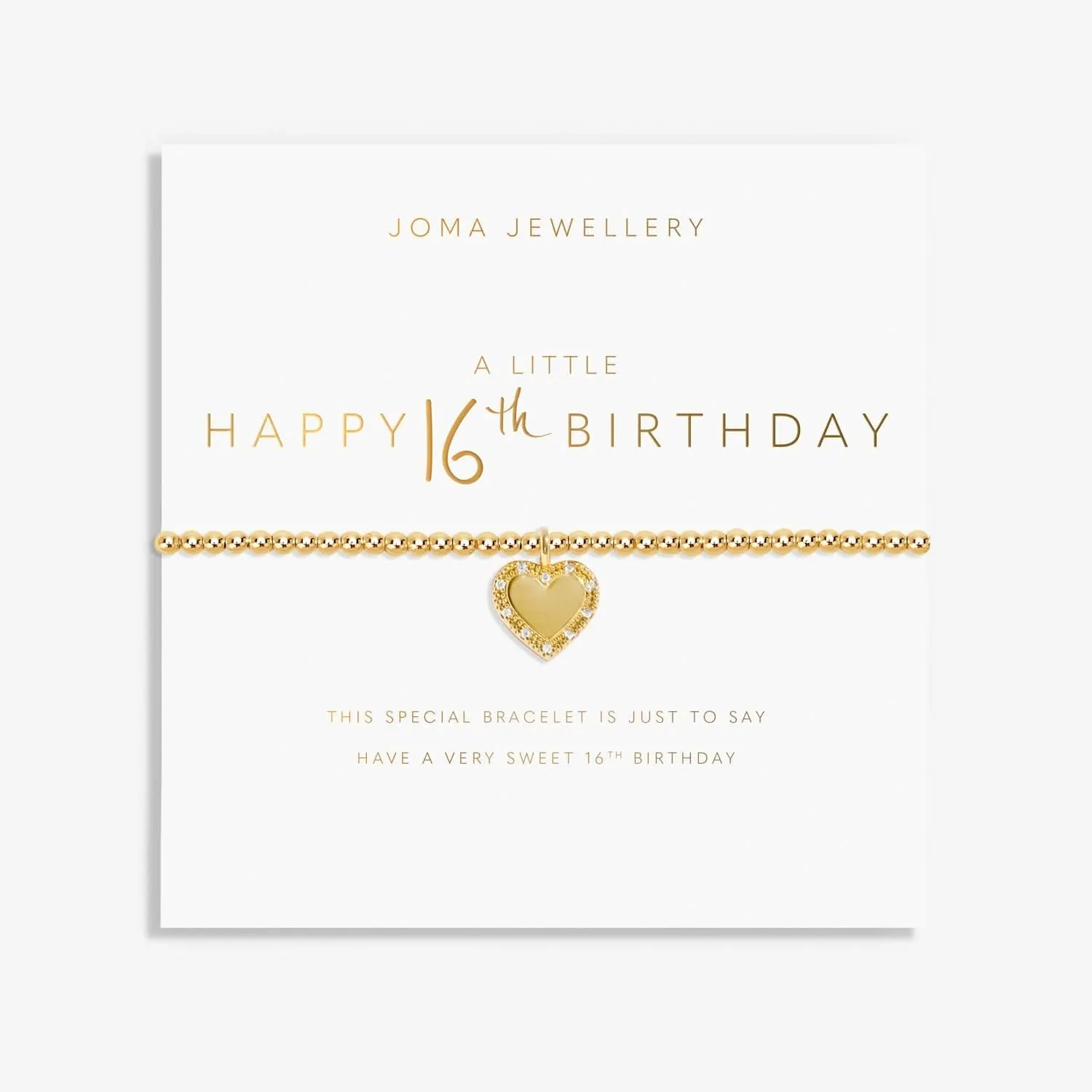 Un Petit Bracelet Doré pour un Joyeux 16ème Anniversaire 8217 Joma Jewellery