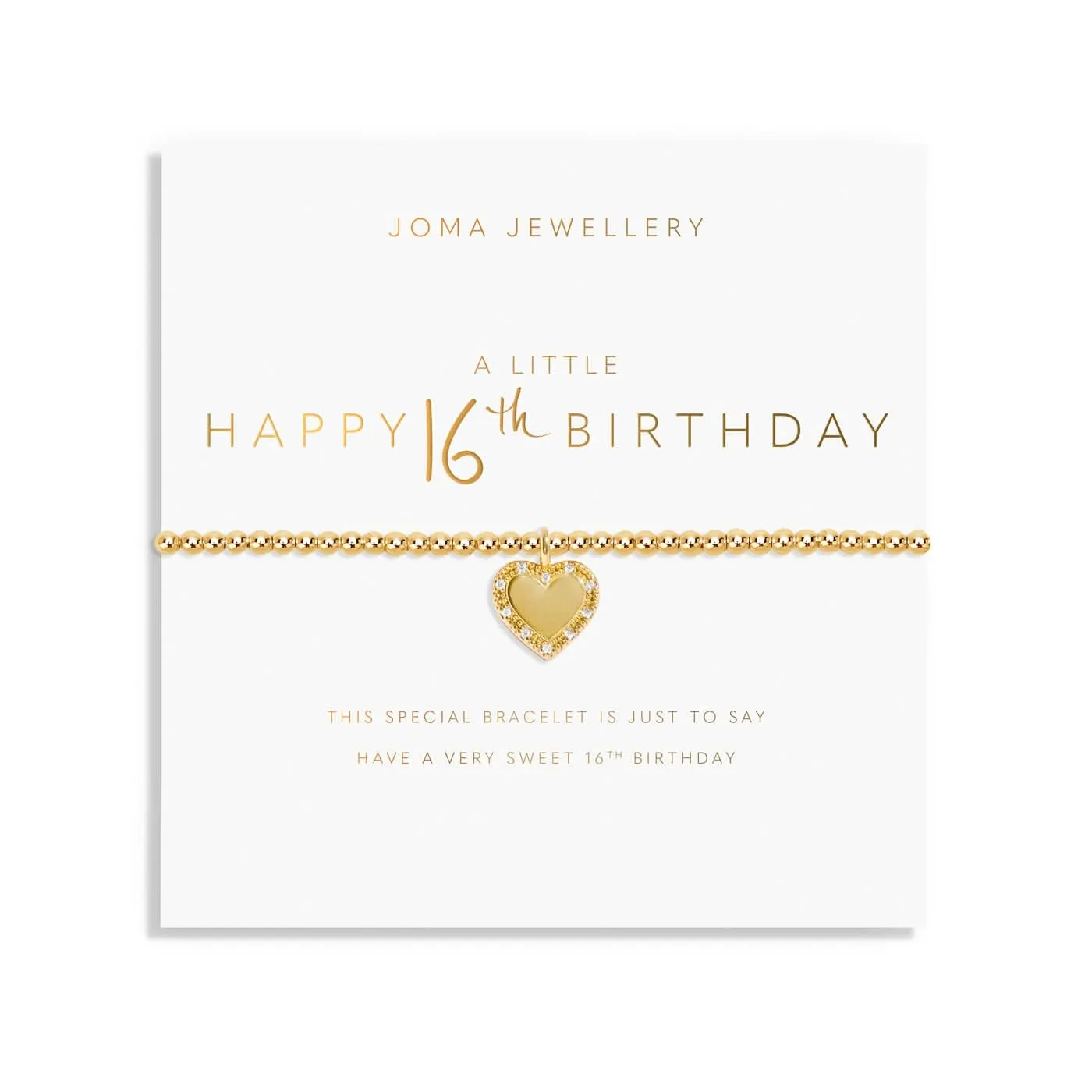 Un Petit Bracelet Doré pour un Joyeux 16ème Anniversaire 8217 Joma Jewellery