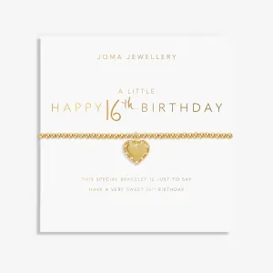 Un Petit Bracelet Doré pour un Joyeux 16ème Anniversaire 8217 Joma Jewellery