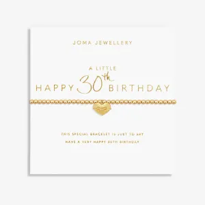 Un Petit Bracelet Doré pour un Joyeux 30ème Anniversaire 7582 Joma Jewellery