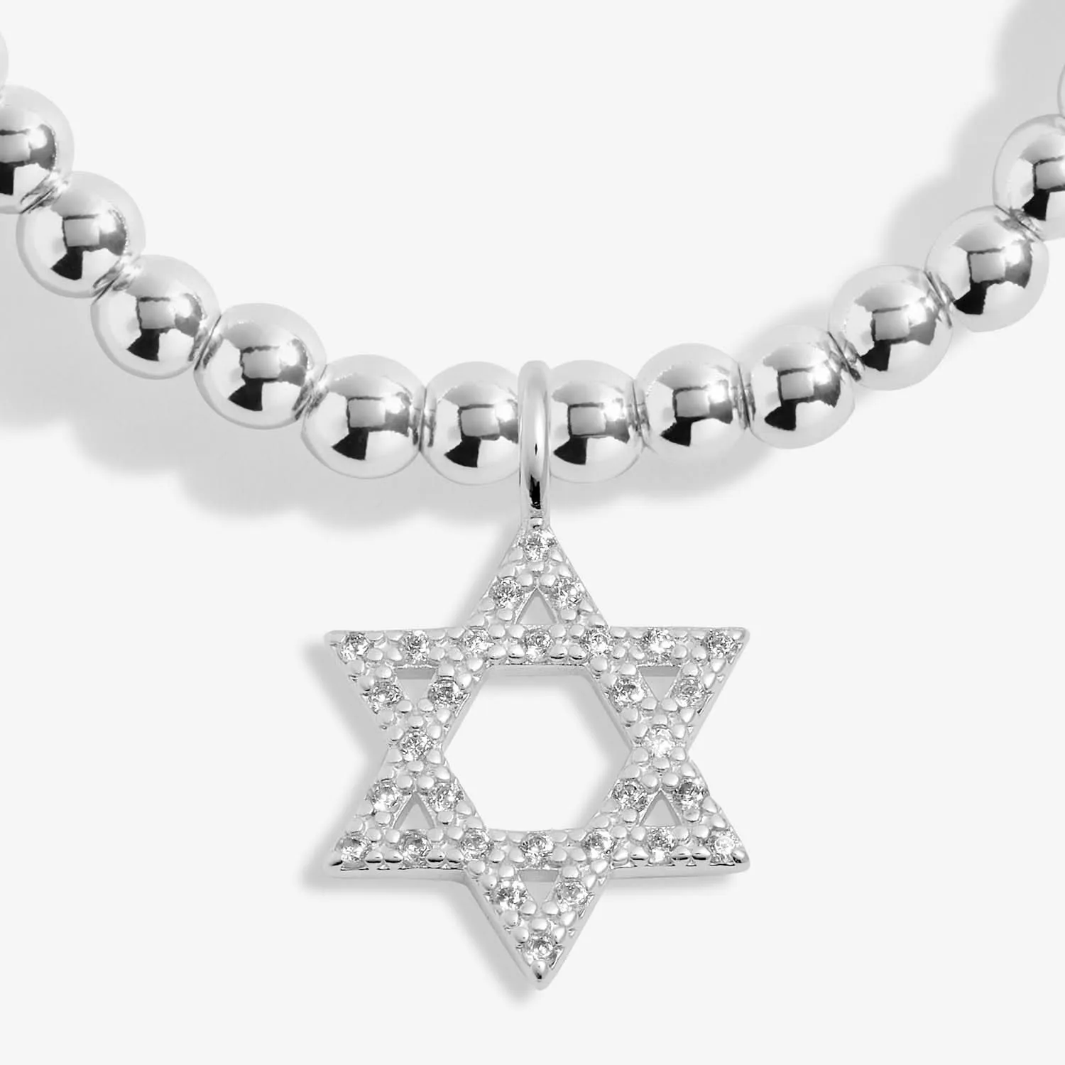 Un Petit Bracelet Plaqué Argent Joyeux Hanoucca 7626 Joma Jewellery