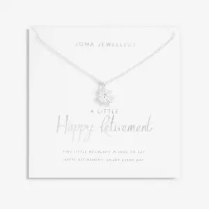 Un Petit Collier en Argenté Heureux pour la Retraite 46cm   5cm 6830 Joma Jewellery