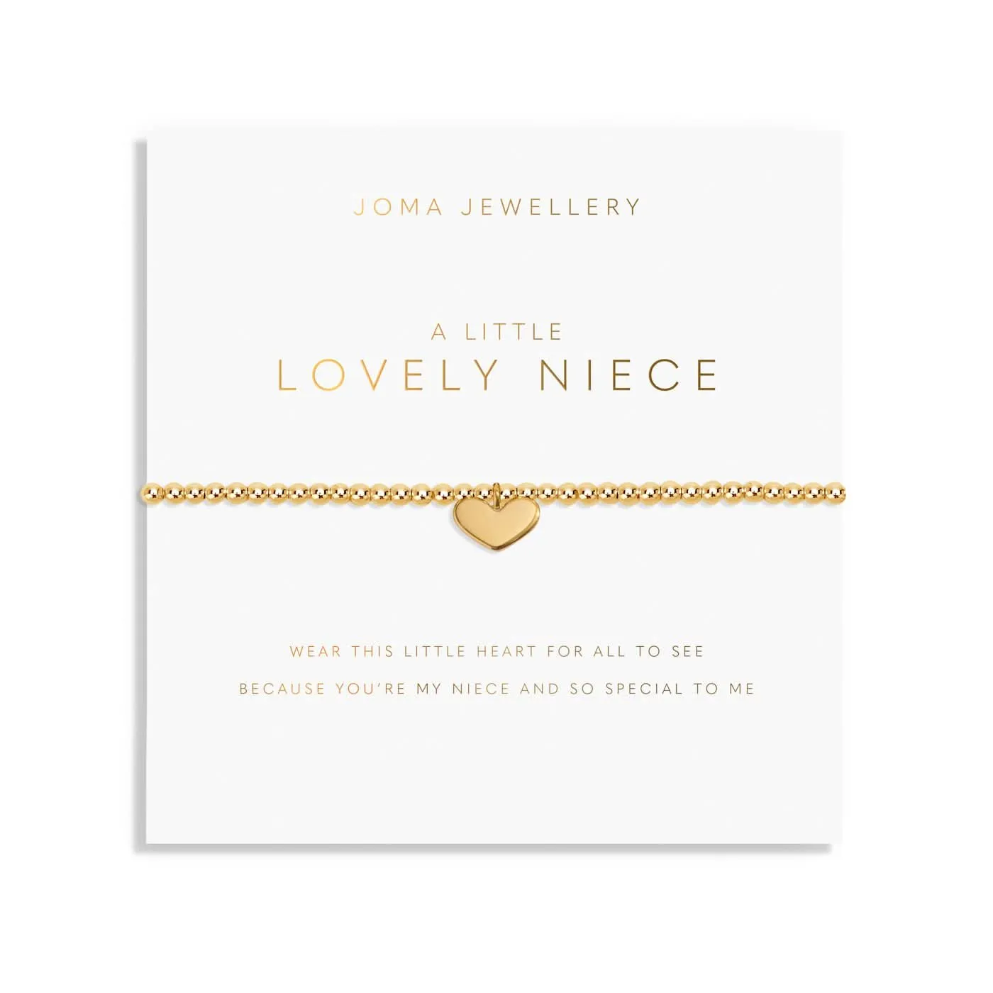 Un joli bracelet plaqué or pour nièce 8220 Joma Jewellery