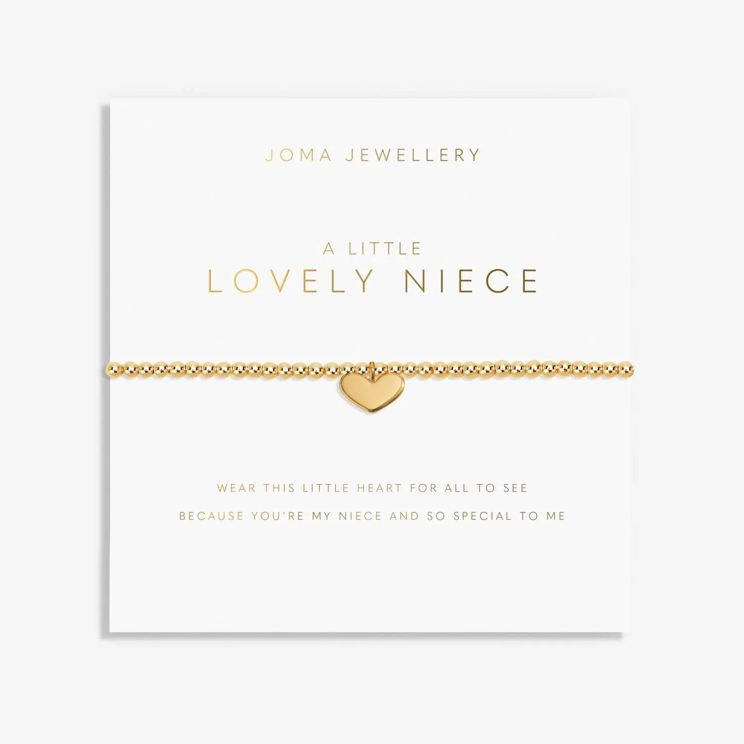Un joli bracelet plaqué or pour nièce 8220 Joma Jewellery