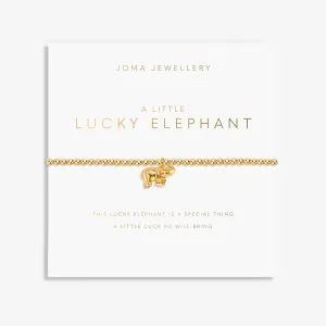 Bracelet en or plaqué Petit Éléphant Porte-Bonheur 8219 Joma Jewellery