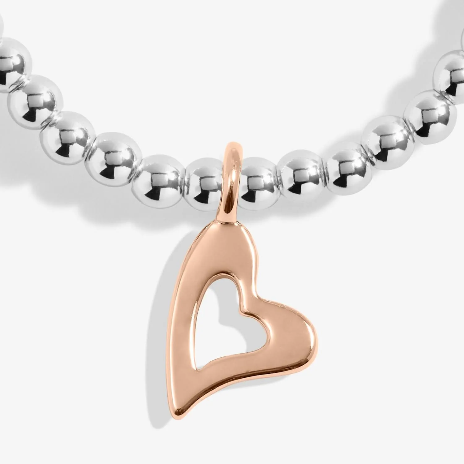Bracelet en Or Rose Plaqué Argent 