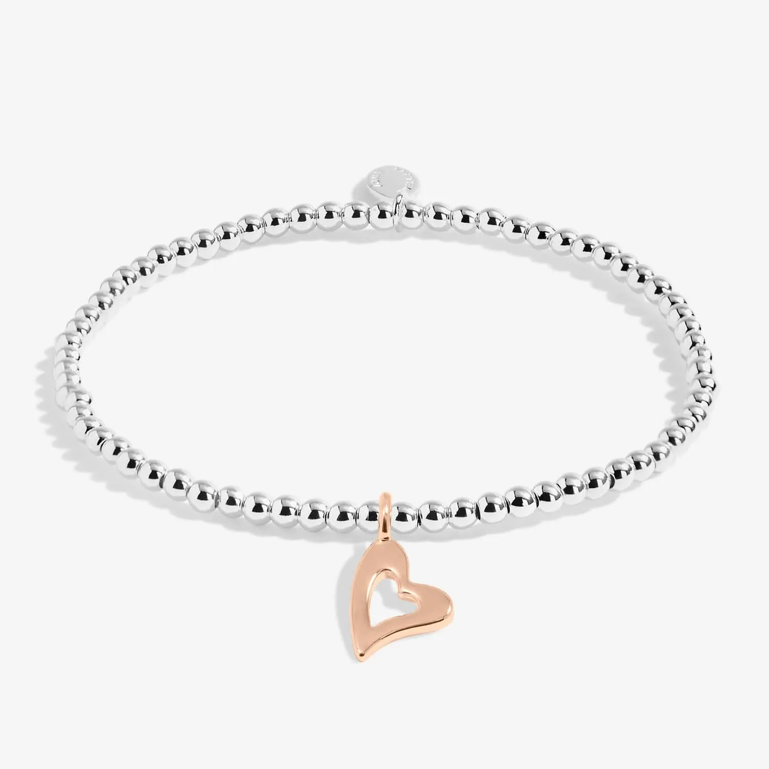 Bracelet en Or Rose Plaqué Argent 