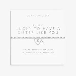 Bracelet en argent plaqué 8163 Joma Jewellery - Un peu de chance d'avoir une sœur comme toi