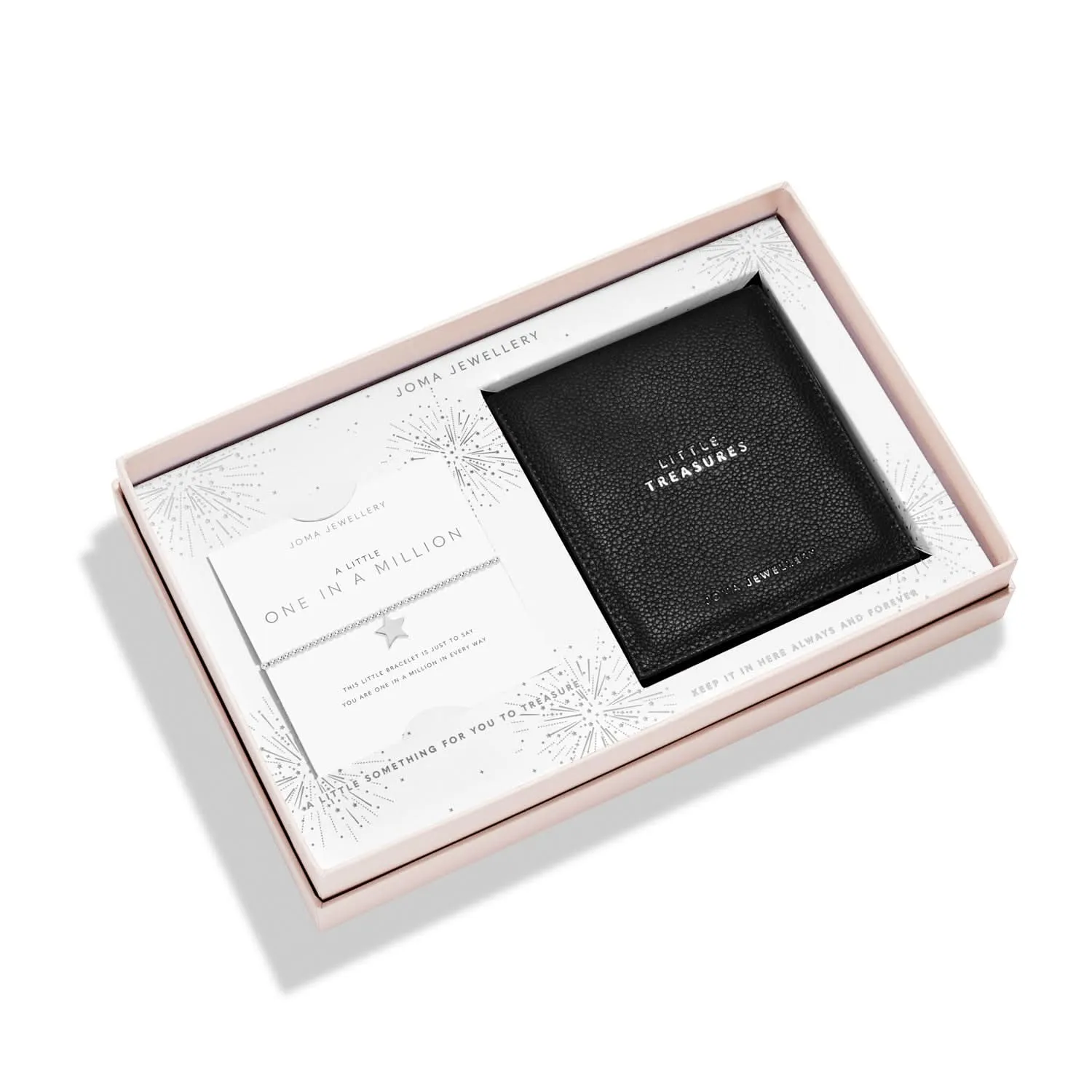 Un Petit Coffret Cadeau Rouleau à Bijoux Un Million plaqué argent 8090 Joma Jewellery