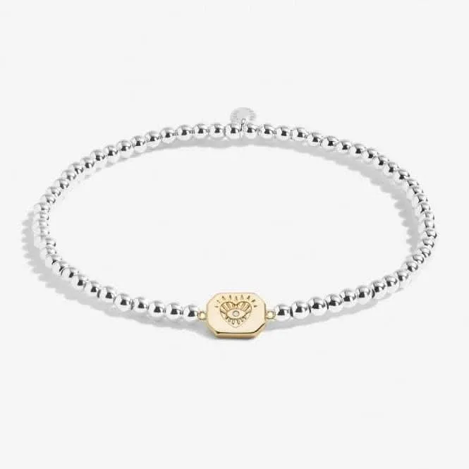 Un petit bracelet plaqué or et argent 17,5 cm Positive Vibes 7013 Joma Jewellery