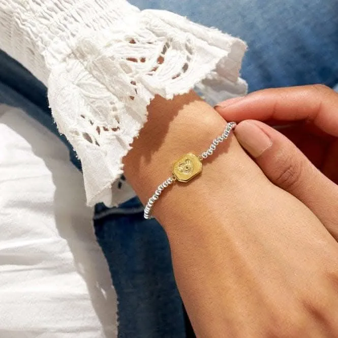 Un petit bracelet plaqué or et argent 17,5 cm Positive Vibes 7013 Joma Jewellery