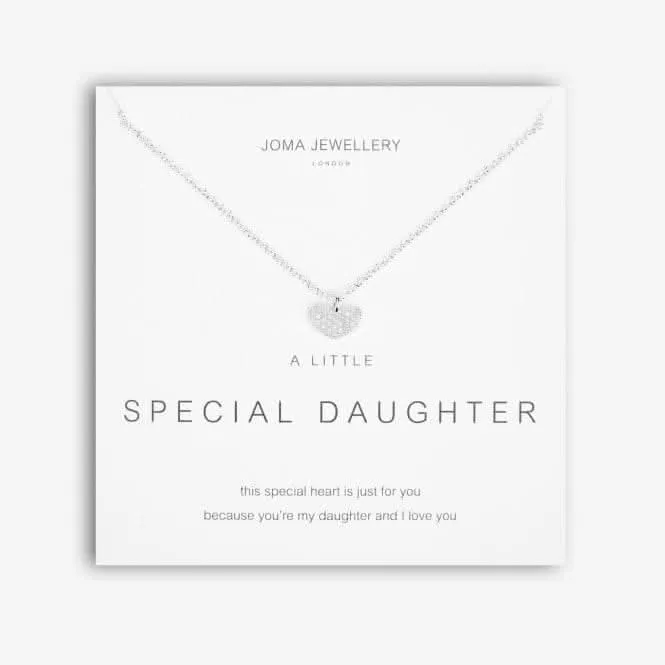 Un Petit Collier Spécial Fille Argenté 46cm   Prolongateur 5cm 5284 Joma Jewellery
