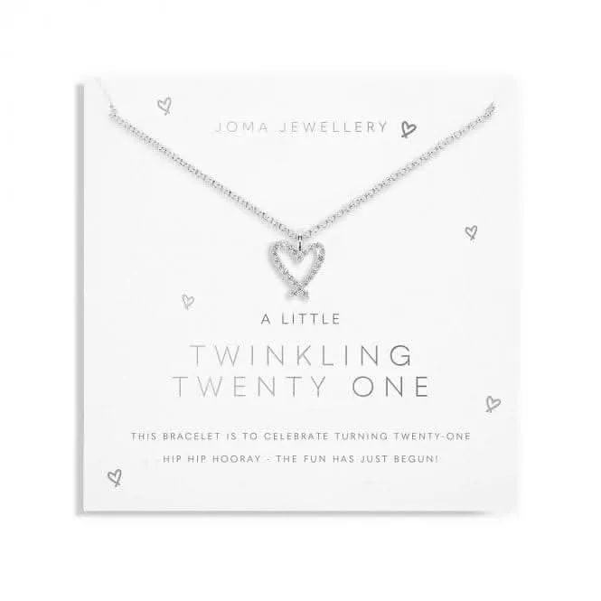 Un petit collier 'Twinking Twenty One' 5710 de Joma Jewellery