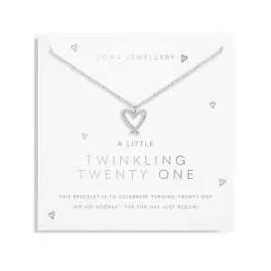 Un petit collier 'Twinking Twenty One' 5710 de Joma Jewellery
