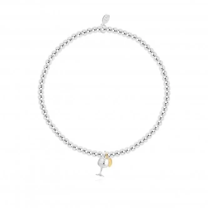 Un peu de Quand la vie vous donne des citrons, prenez un G&T Bracelet extensible argenté 17,5 cm 4350 Joma Jewellery
