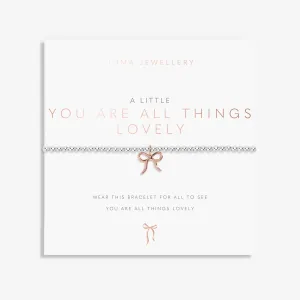 Un Petit Vous Êtes Toutes Choses Adorables Bracelet en Argent et Or Rose plaqué 8160 Joma Jewellery