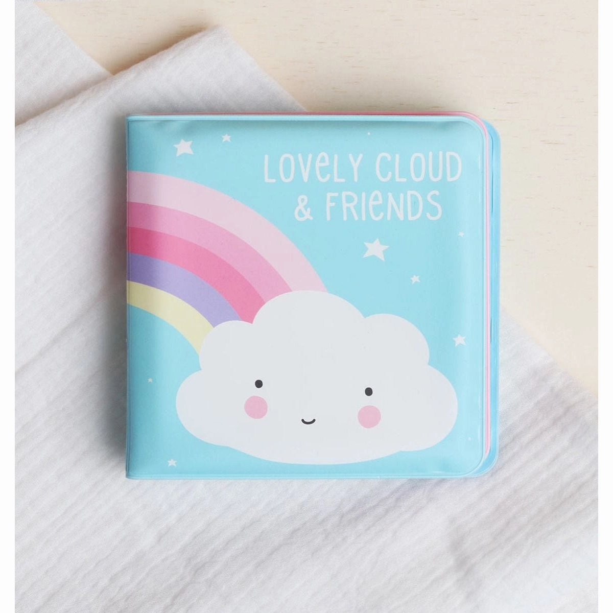 A Little Lovely Company Bath Book Cloud & Friends