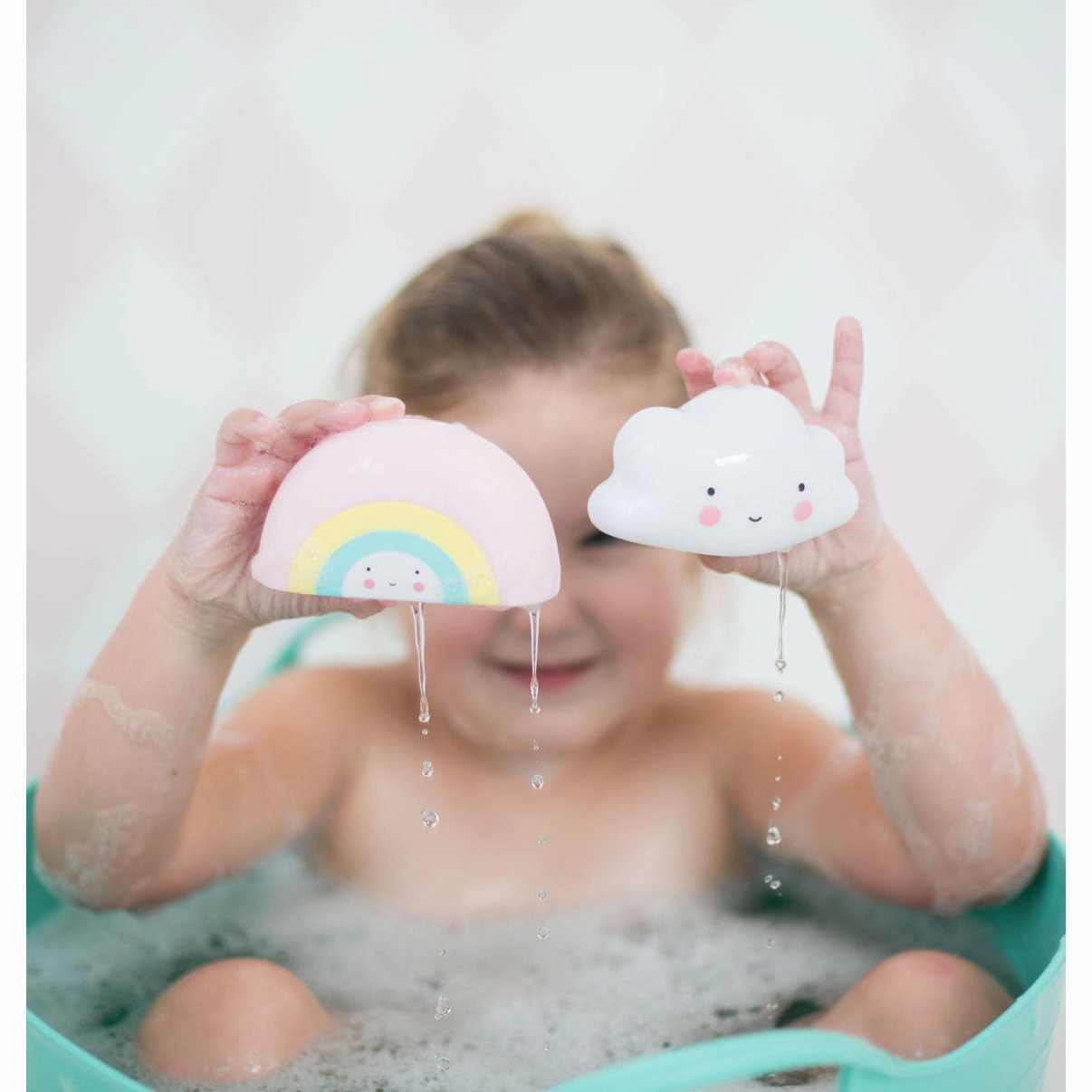 A Little Lovely Company Bath Toy Cloud