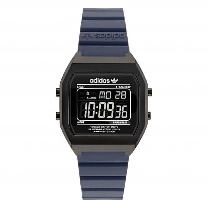 Adidas Originals DIGITAL TWO Monture en acier inoxydable couleur gunmetal AOST22077
