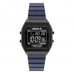 Adidas Originals DIGITAL TWO Monture en acier inoxydable couleur gunmetal AOST22077