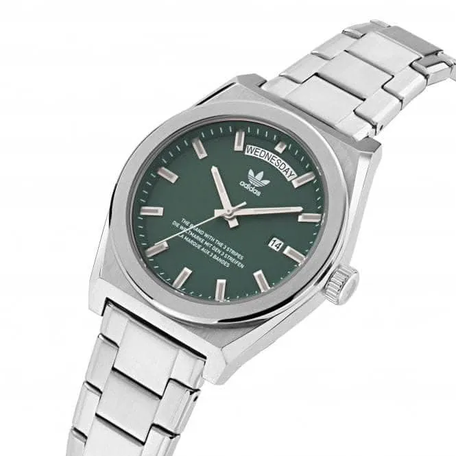 Adidas Montre unisexe Code Five en acier inoxydable AOSY23540