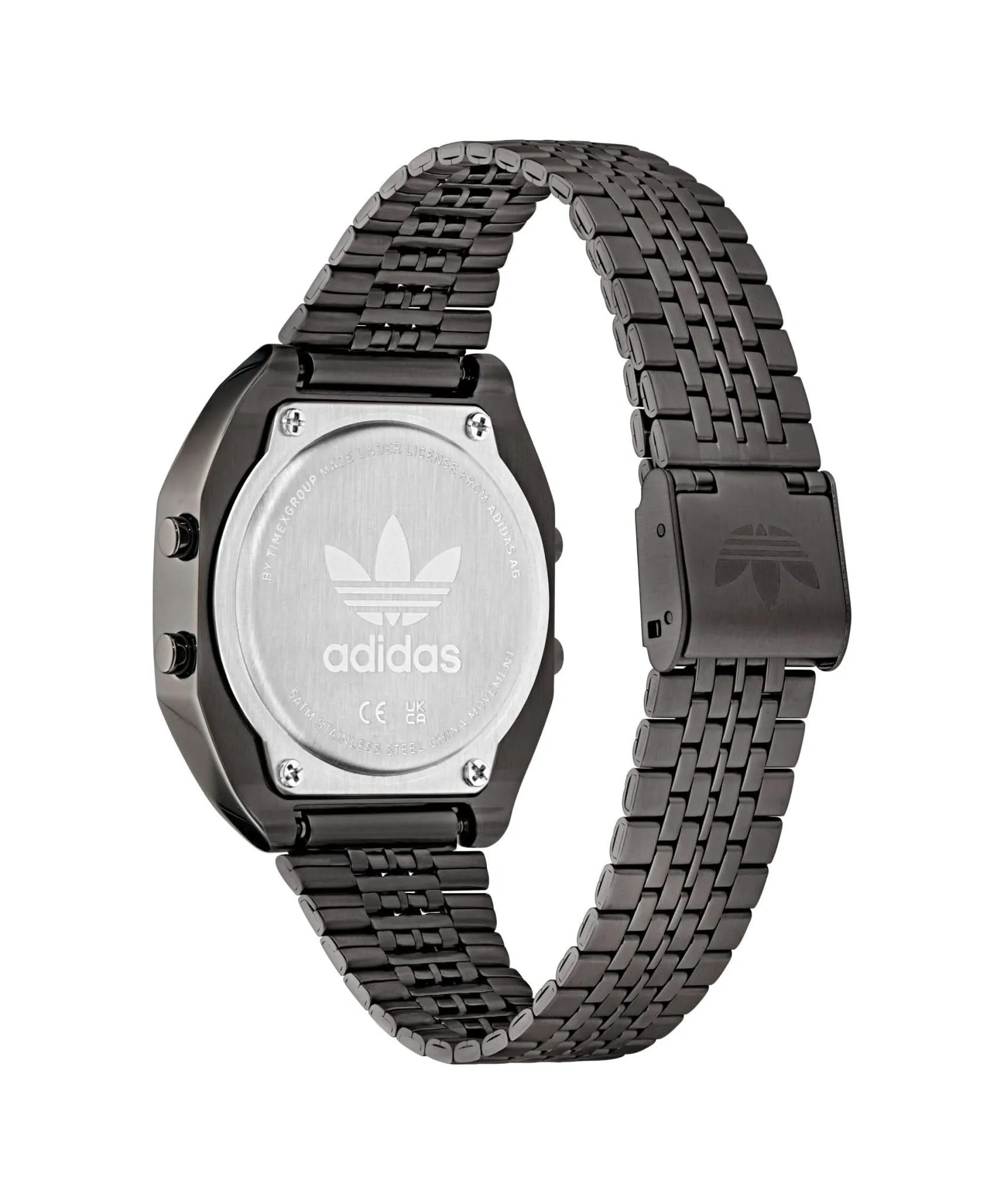 Adidas Montre numérique unisexe deux noirs AOST24558