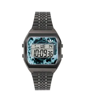 Adidas Montre numérique unisexe deux noirs AOST24558