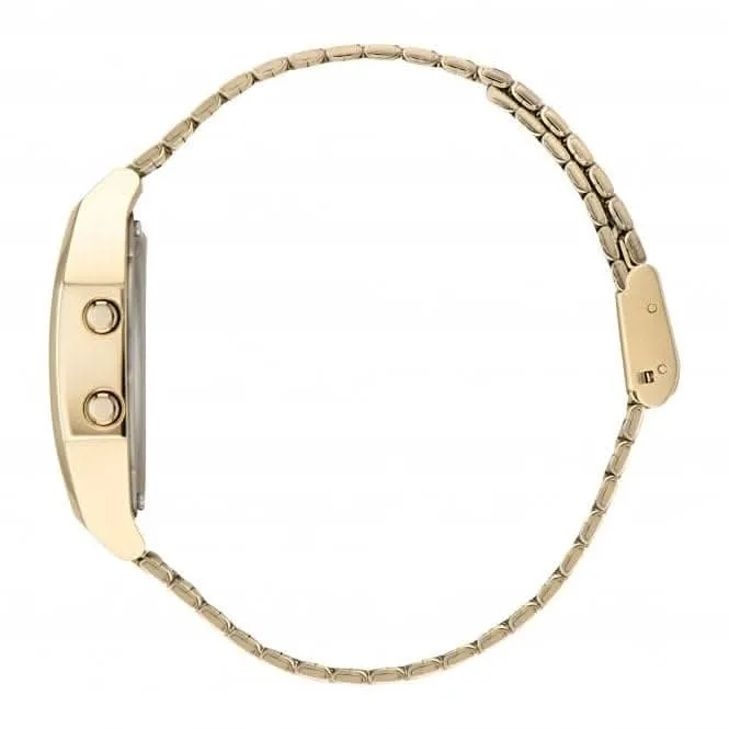 Adidas Montre unisexe numérique deux tons or AOST23555