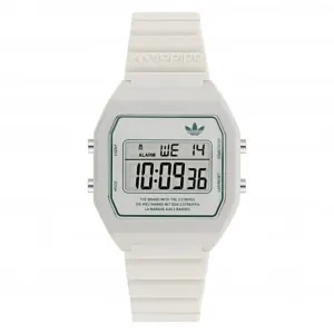 Adidas Montre numérique unisexe Two blanche AOST23557