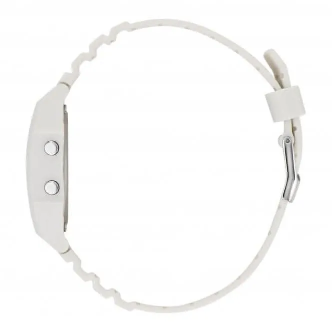 Adidas Montre numérique unisexe Two blanche AOST23557