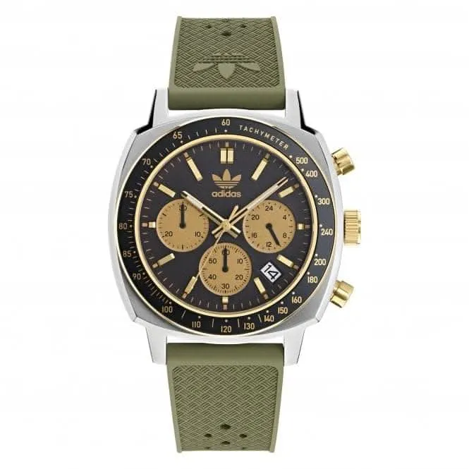 Adidas Unisex Master Originals One Chrono Montre Verte AOFH23504