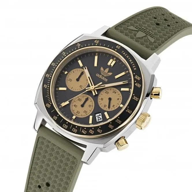 Adidas Unisex Master Originals One Chrono Montre Verte AOFH23504