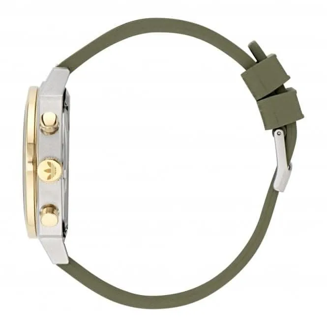 Adidas Unisex Master Originals One Chrono Montre Verte AOFH23504