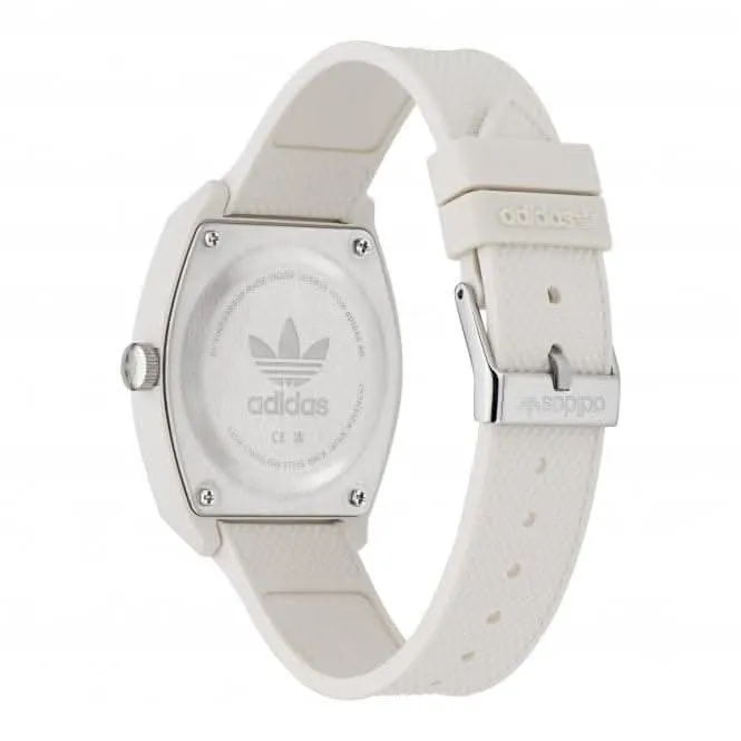Adidas Montre Unisexe Project Two Blanc AOST23048