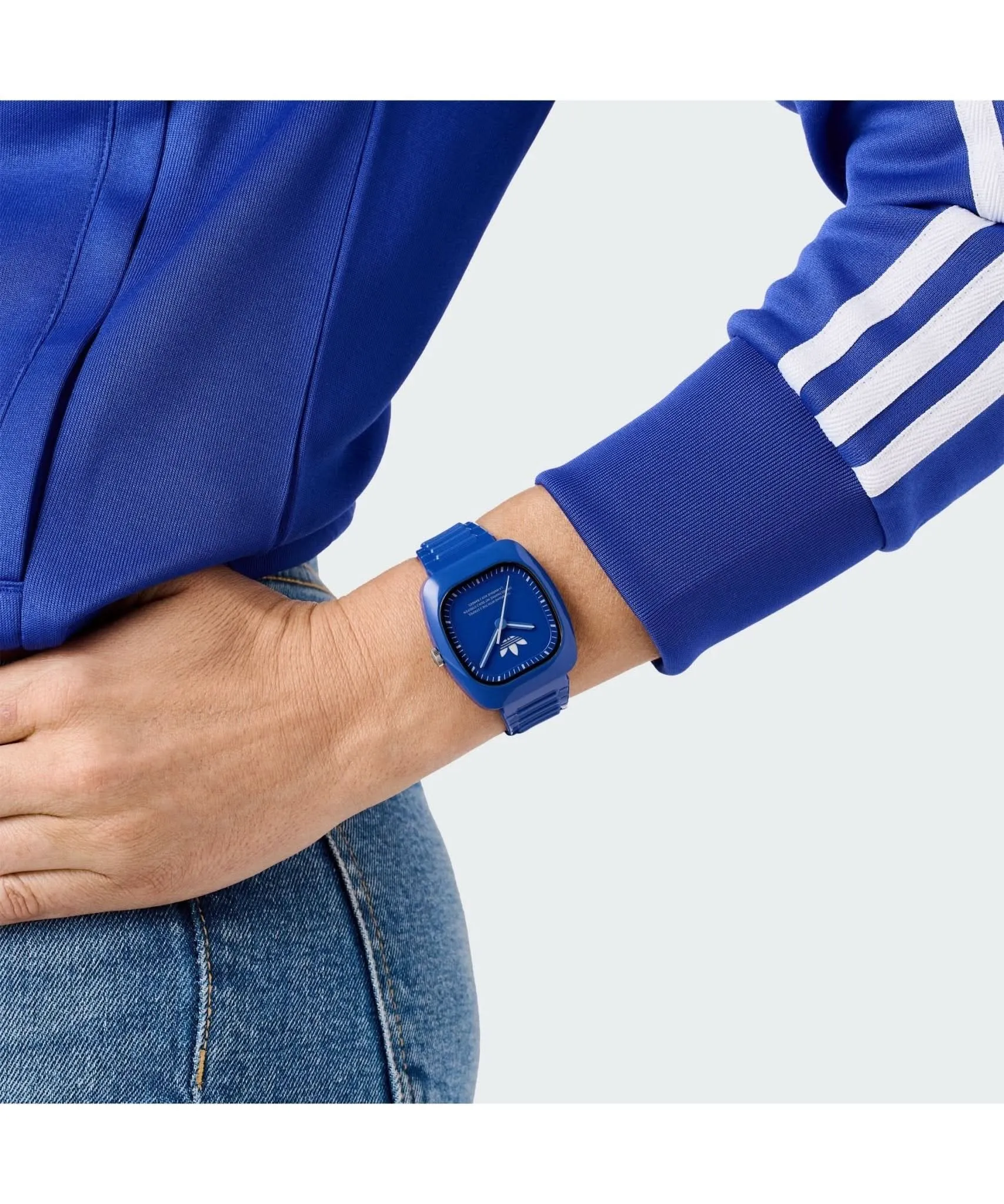 Adidas Montre Rétro Unisexe Wave Two Bleue AOSY24530