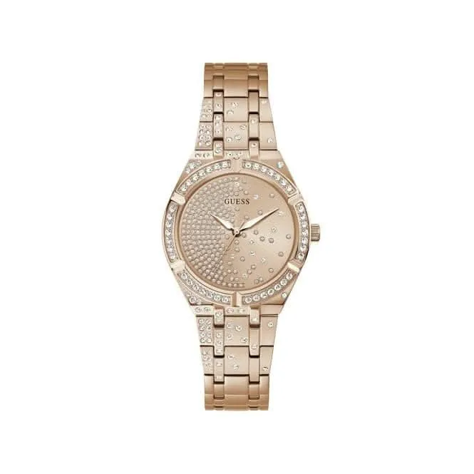 Montre pour femmes Afterglow Ladies Sport en acier inoxydable or rose GW0312L3