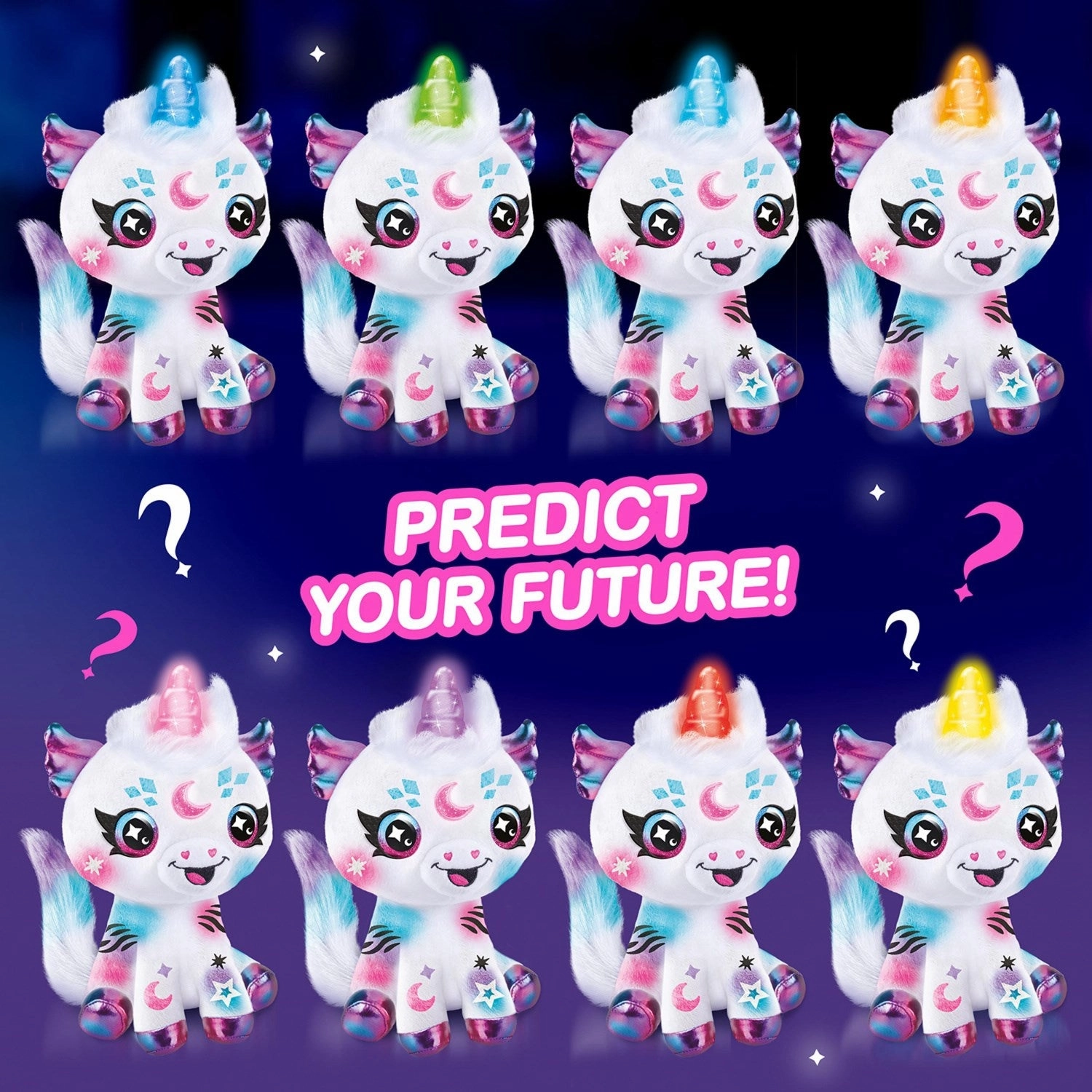 Airbrush Plush Cosmic Unicorn