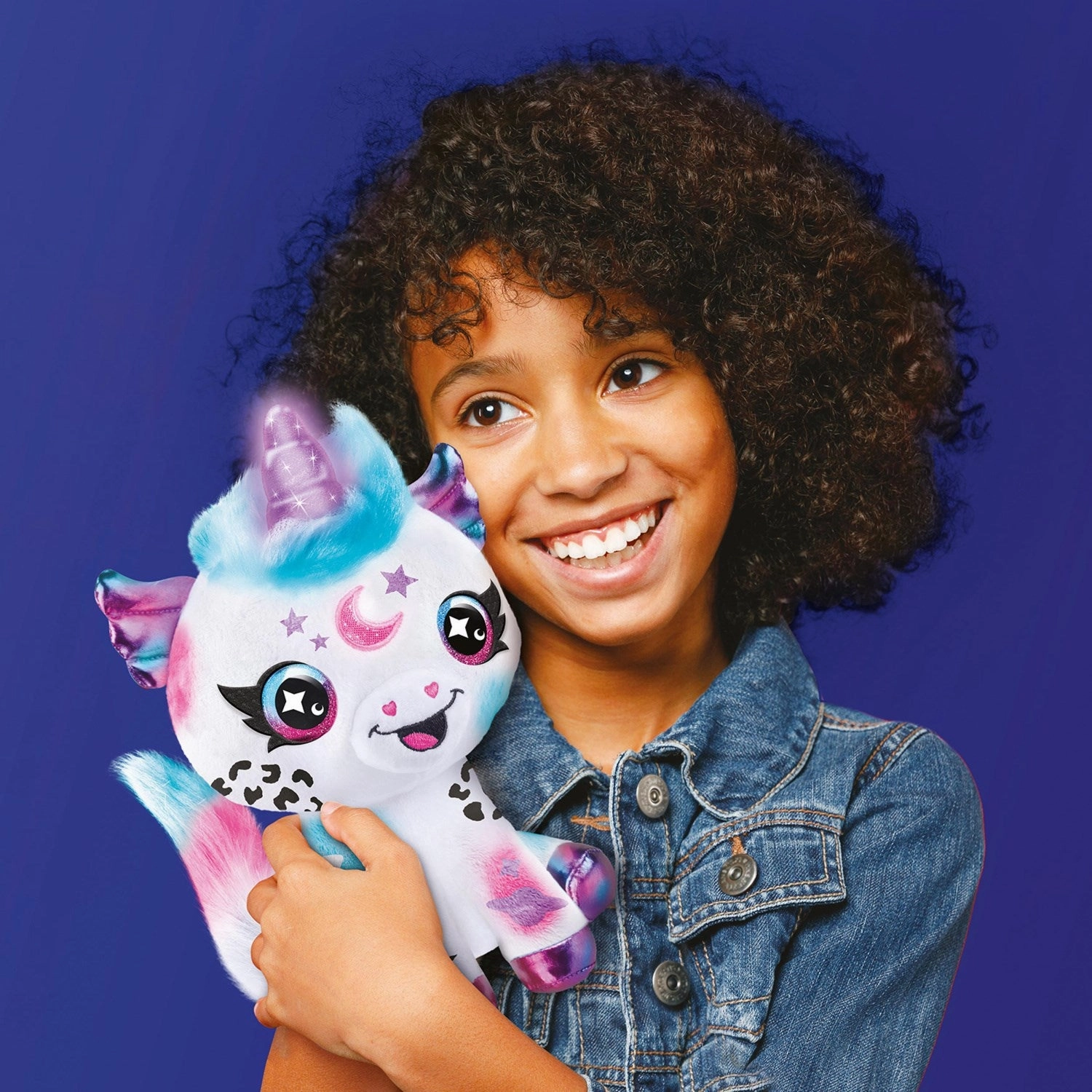 Airbrush Plush Cosmic Unicorn