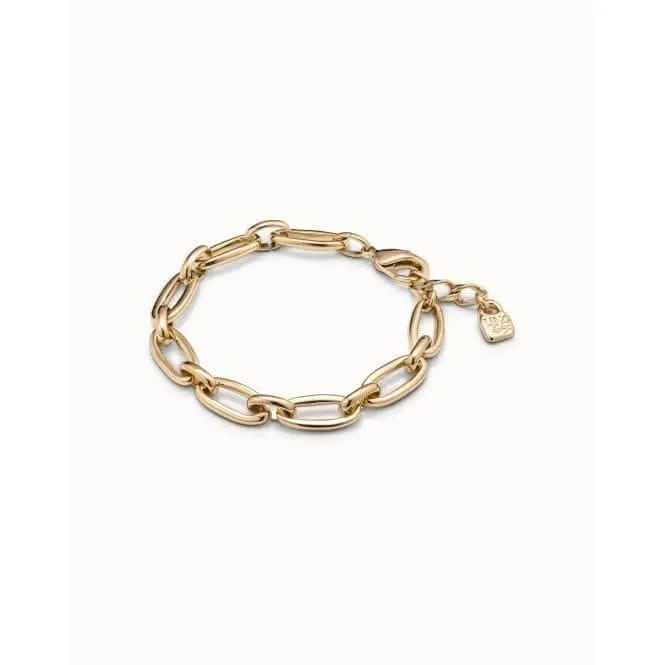 Bracelet en métal doré Alien Unode50 Bijoux et accessoires