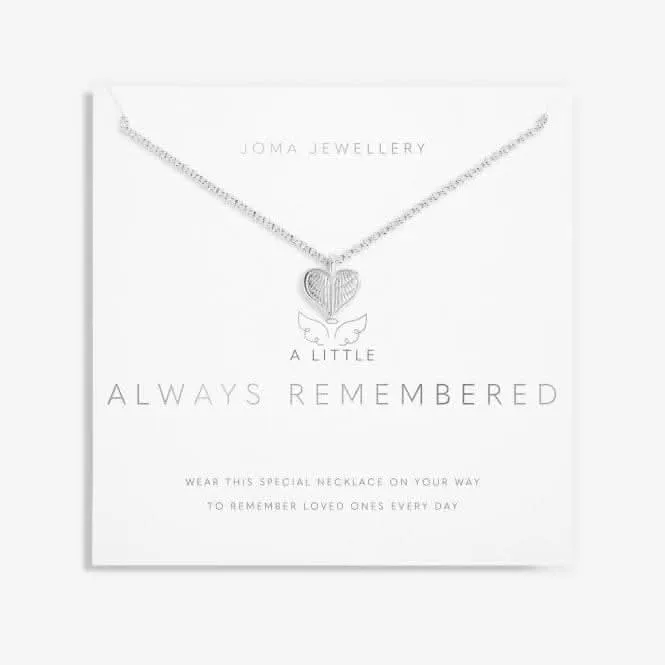 Collier Always Remembered Silver 46cm   5cm 6111 Joma Jewellery