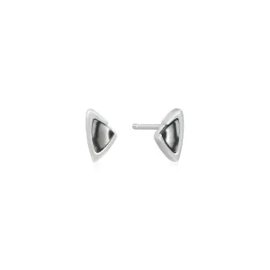 Ania Haie Flèche d'Argent Boucles d'Oreilles à Clous Nacre Noire E049-01H Bijoux Ania Haie