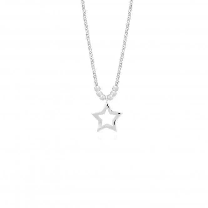 Arabella Collier Long Enroulé Étoile Martelée 4876 Joma Jewellery