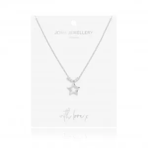 Arabella Collier Long Enroulé Étoile Martelée 4876 Joma Jewellery