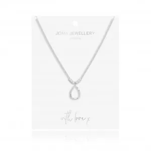 Arabella Collier Long Enveloppant en Forme de Larme Martelé 4878 Joma Jewellery