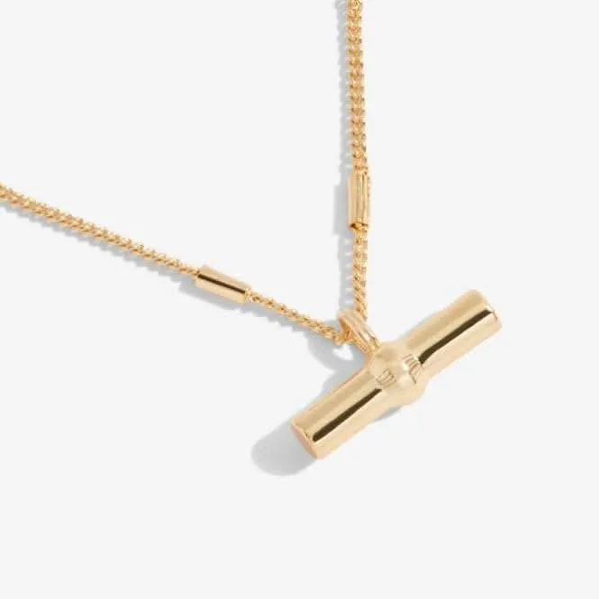 Collier Aura Gold Bar Or 46cm   Prolongateur 5cm 6290 Joma Jewellery