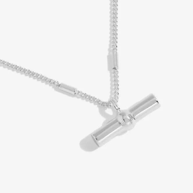 Collier Aura en barre d'argent 46cm   prolongateur de 5cm 6291 Joma Jewellery