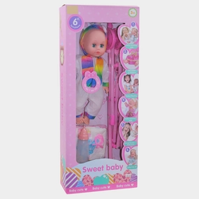 Baby Doll with Stroller