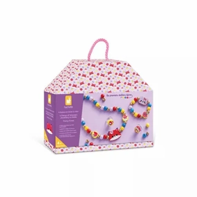 Babykids_Janod_Toys Janod 4 Pieces of Wooden Jewellery To Make Pretty Forest